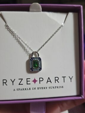 New With Box Ryze Sterling Silver Necklace.